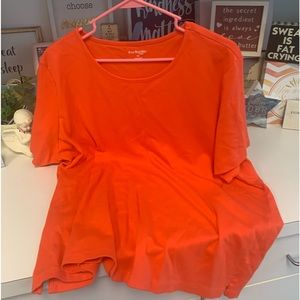 Like New Orange Kim Rogers Top size 2X